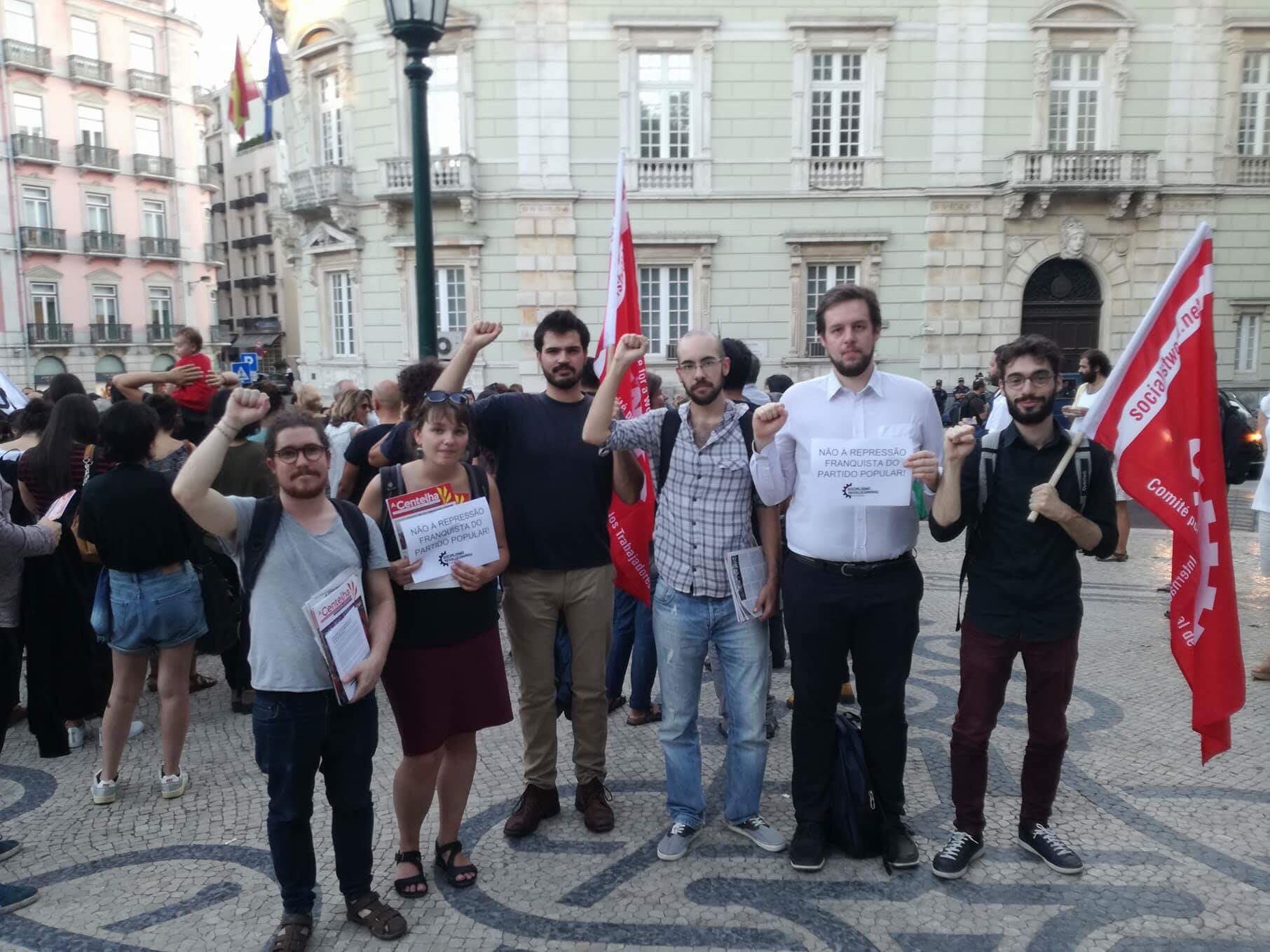 Catalonia solidarity Lisbon