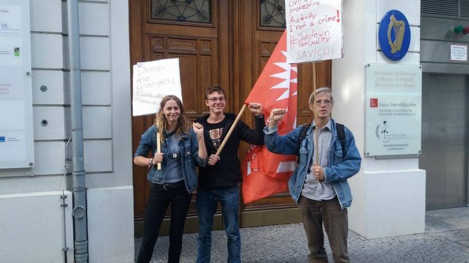 Germany-Jobstown-embassy-protest