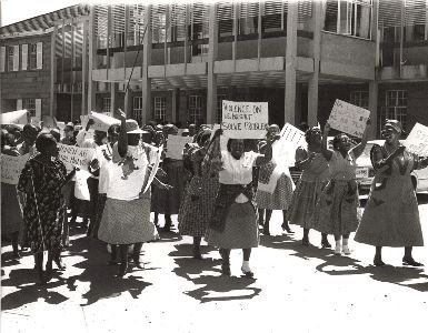 SA women protest