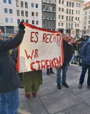 Austria strike Feb 2020
