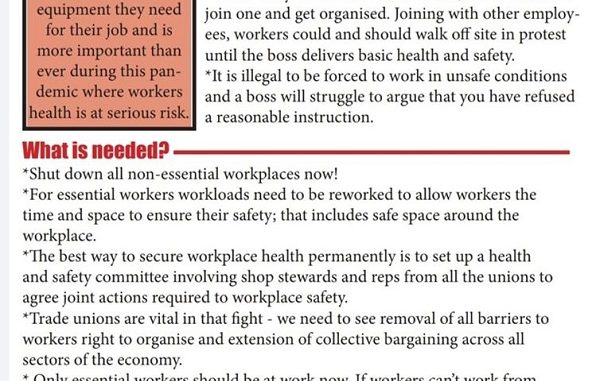 CWI Ireland covid charter