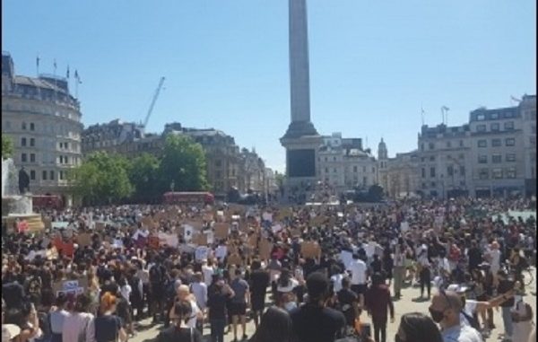 George Floyd protest London