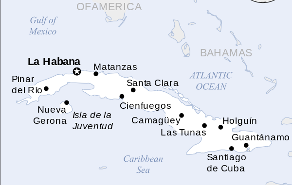 Cuba map