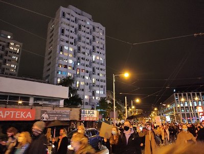 Poland abortion protest Oct 2020