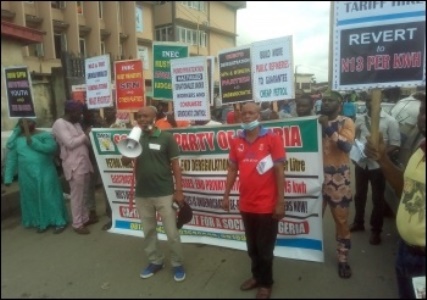 SPN Lagos protest