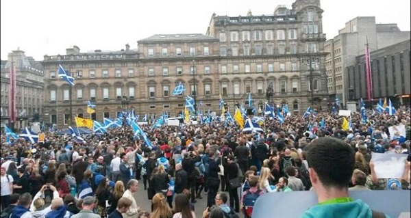 Scottish independence rally