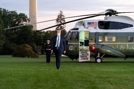 Trump covid mask