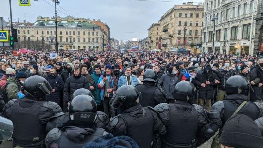 Petersburg protest (250121)