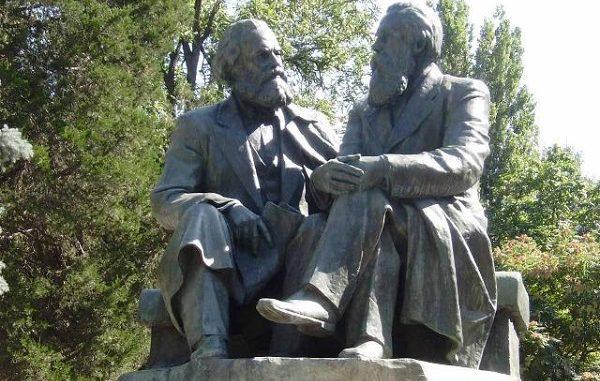 M and E statue