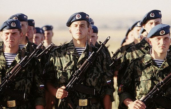 Russian paratroopers