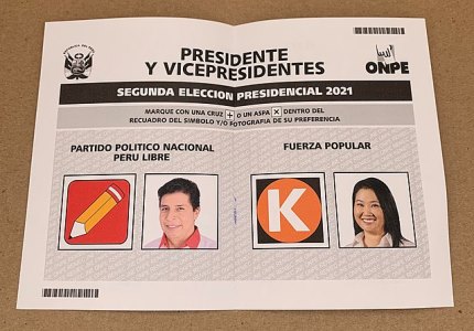 Peru ballot papers