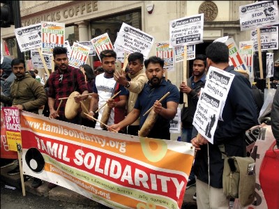Tamil Solidarity protest London