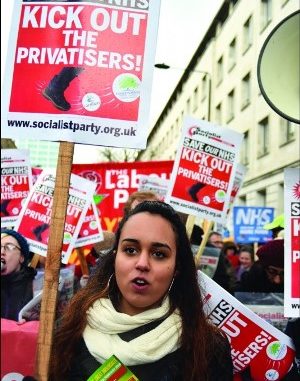 SP NHS placard