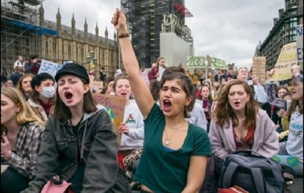 Climate strike students