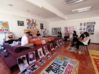 Chile hunger strike protest November 2021