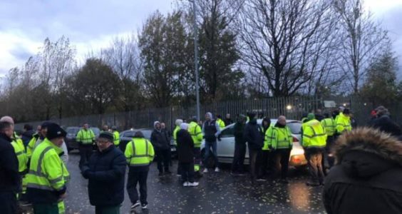 GMB picket glasgow (011121)