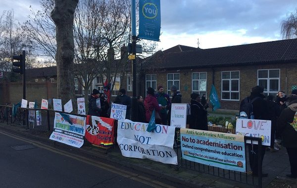 New Vic picket