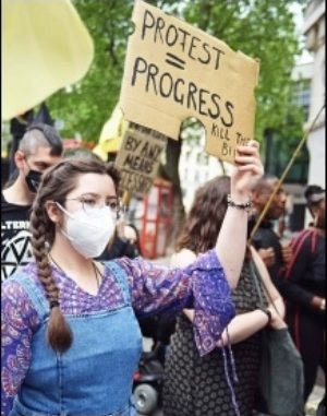 Right to protest Jan 2022