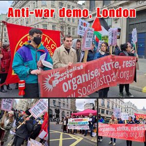 anti war demo london SP