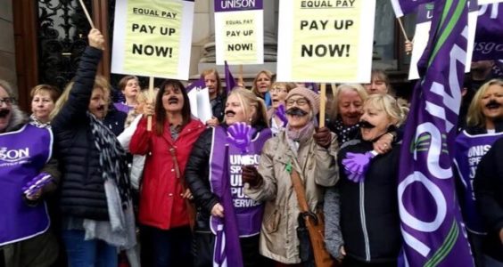 Glasgow 2018 equal pay strike