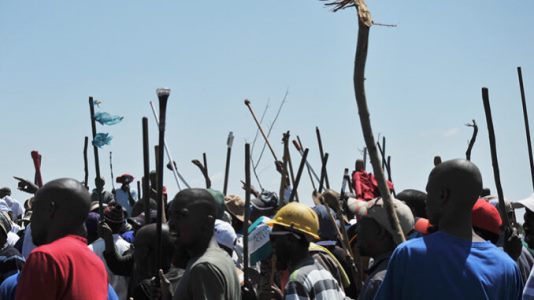 SA workers demo