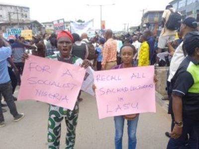 DSM comrades Lagos march July 2022