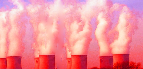 power station chimneys