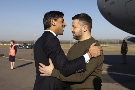 Zelensky in Britain Feb 2023