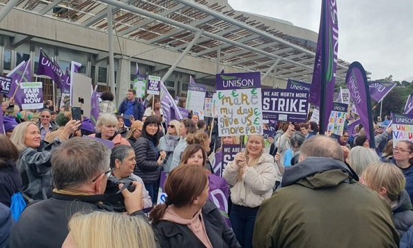 Unison Scot strike 2023