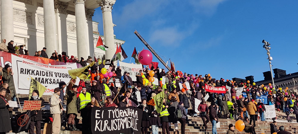 Finland strike Jan 2024