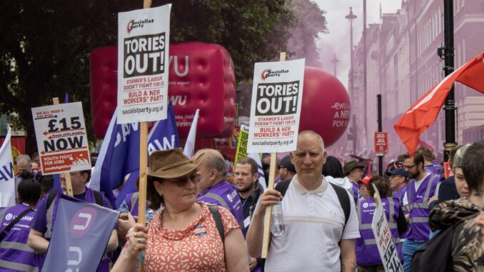 union protest 18 June