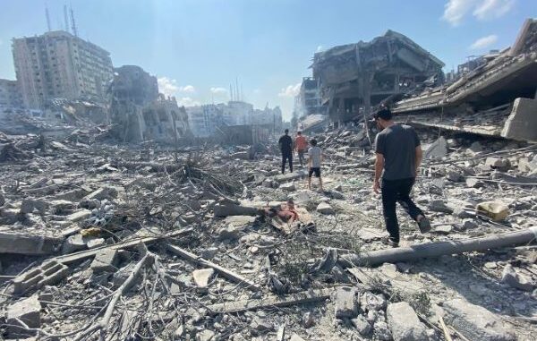 Gaza damage Oct 2023