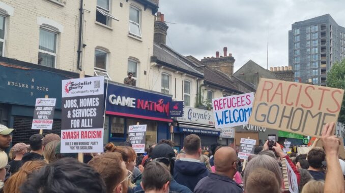 Walthamstow anti racist demo