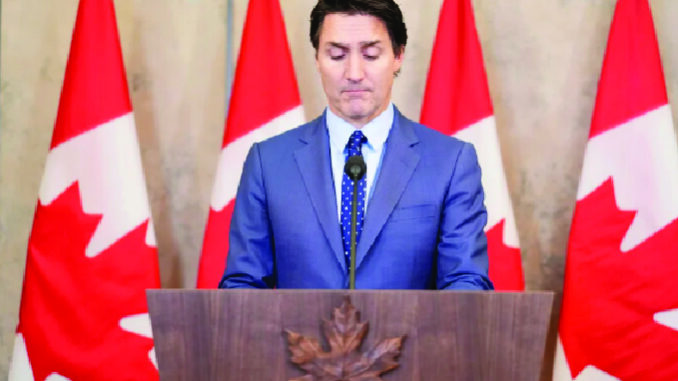 2025-01-14 - IMAGE CANADA Trudeau’s Resignation