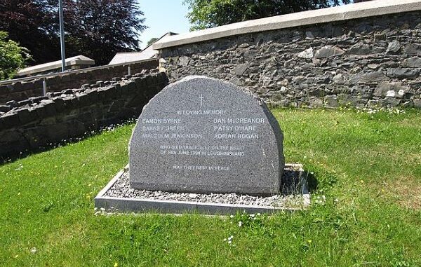 Memorial to the victims of the Loughinisland Massacre of 1994