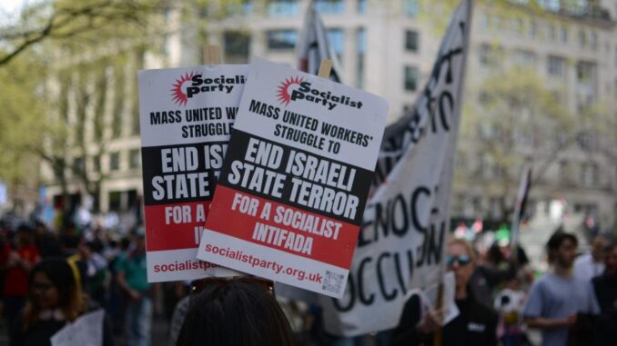 Gaza demo London